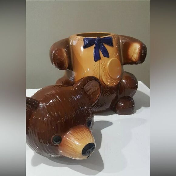 Vintage Regal China Kraft Marshmellow Bear Cookie Jar - Picture 5 of 7
